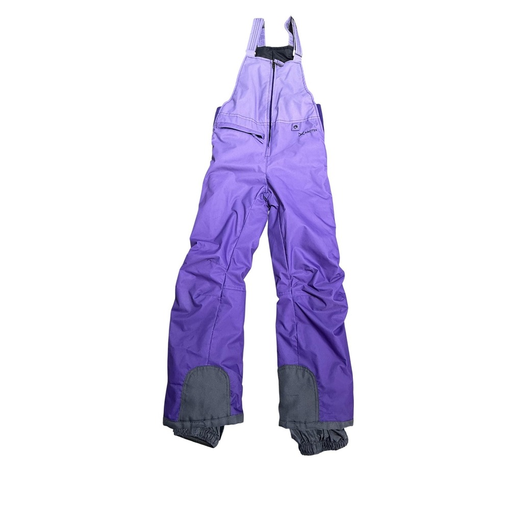 Arctix Snow Bib Pants Youth Medium Purple Insulated Ski Adjustable Winter